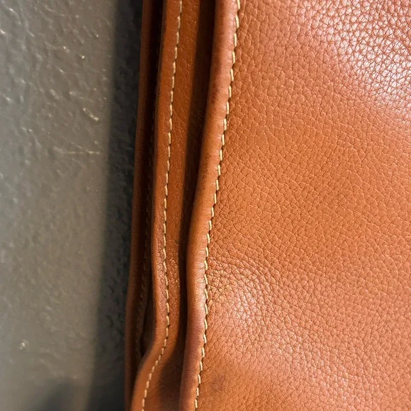 Vintage Longchamp Le Foulenne Tan Leather Attache Briefcase - Picture 7 of 15